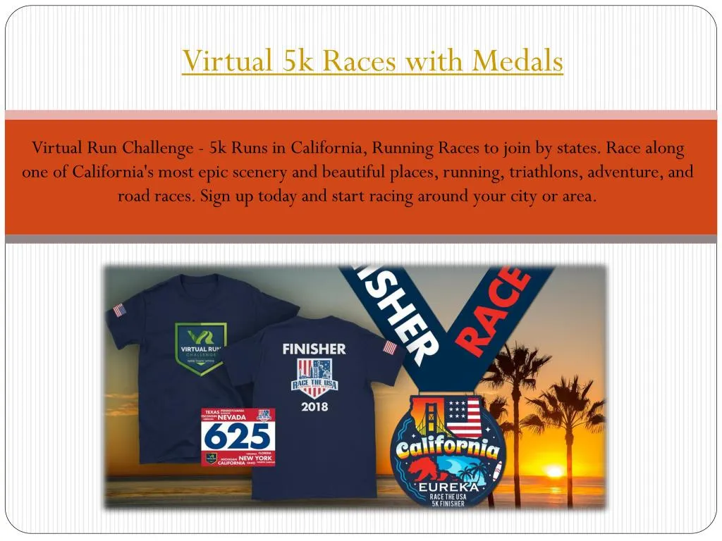 virtual 5k races with medals