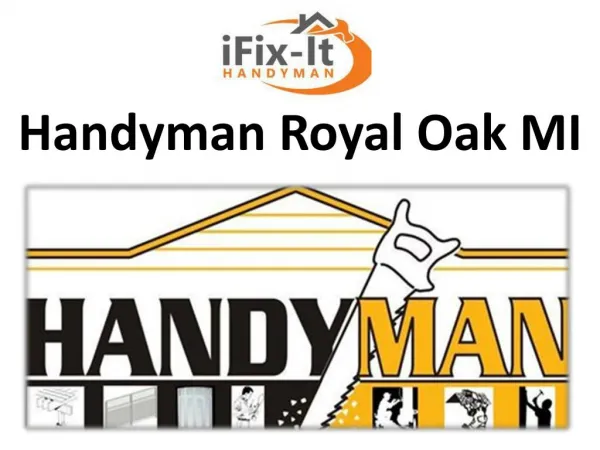 Handyman Royal Oak MI