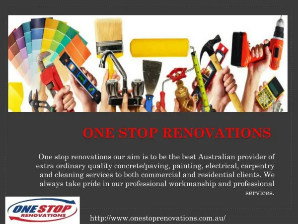 One stop renovations