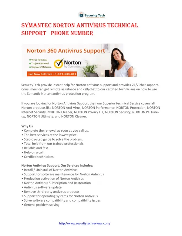 Symantec Norton Antivirus Technical Support Phone Number|CALL US: 1-877-933-6146