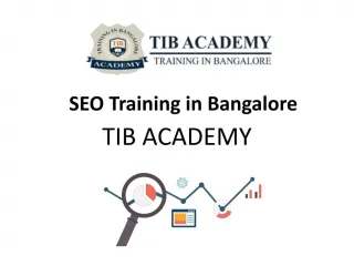 Best SEO training institute in Bangalore - slide 1
