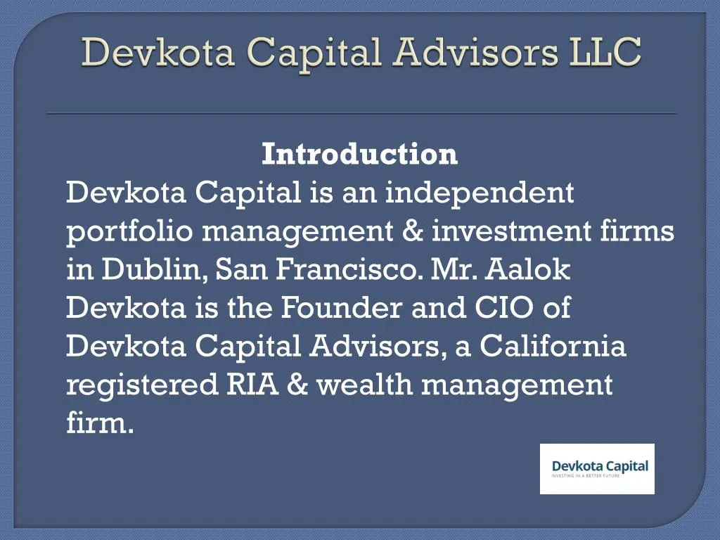 devkota capital advisors llc