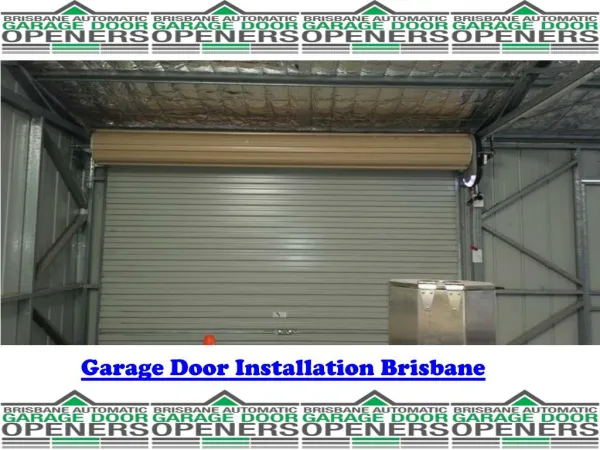 Garage Door Installation Brisbane