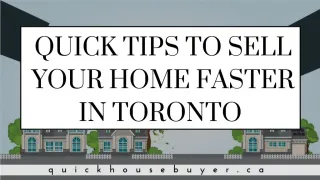 Quick Tips To Sell Your Home Faster in Toronto