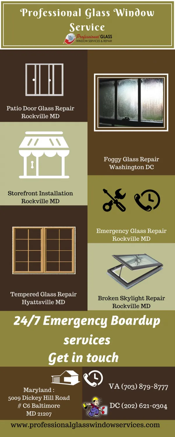 Affordable Foggy Glass Repair at Washington DC