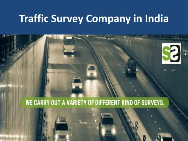 Best Traffic Survey Company in India