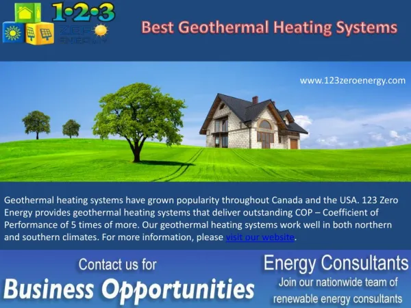 Best Geothermal Heating Systems