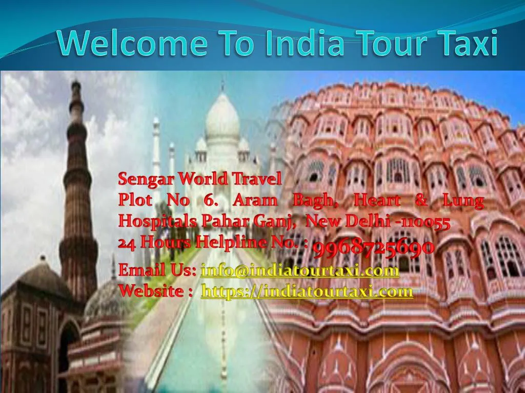 welcome to india tour taxi