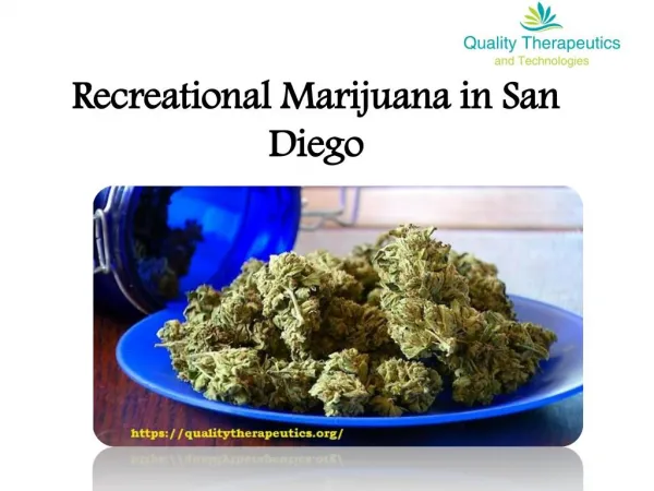 About Rec Marijuana San Diego