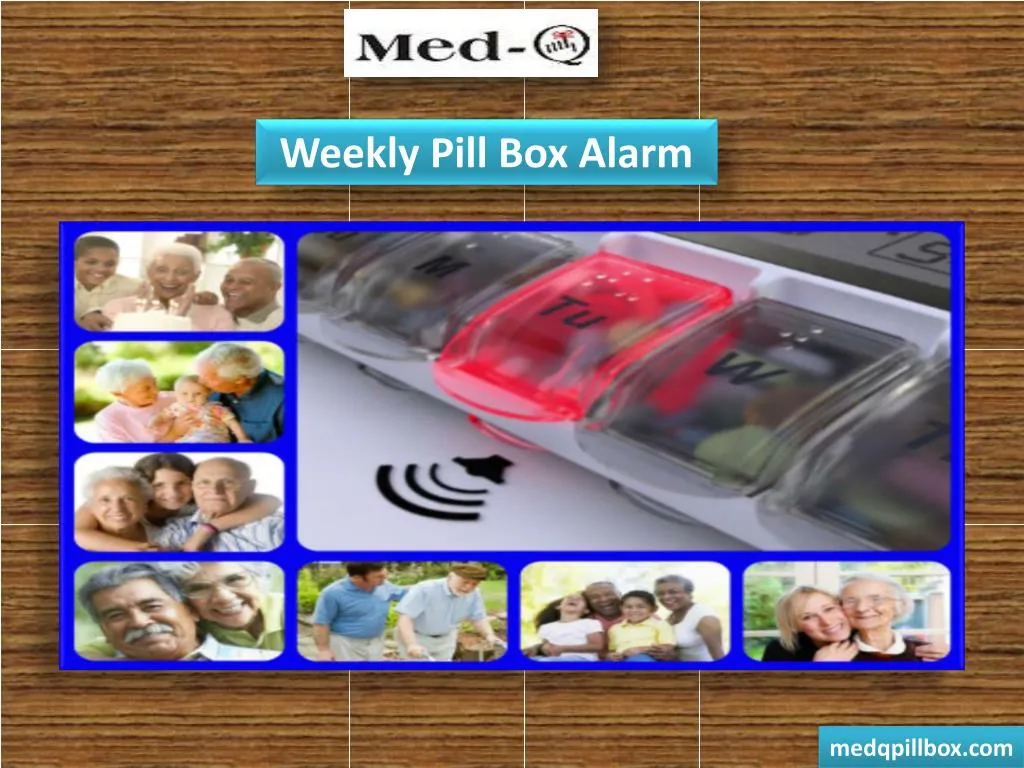 weekly pill box alarm
