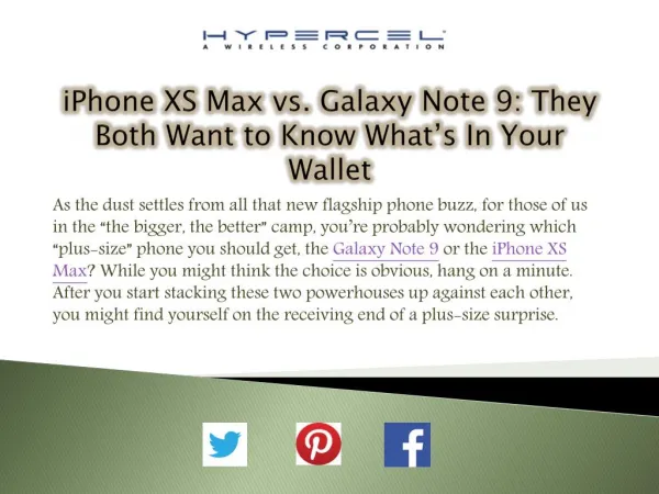 iPhone XS Max vs. Galaxy Note 9: They Both Want to Know What’s In Your Wallet
