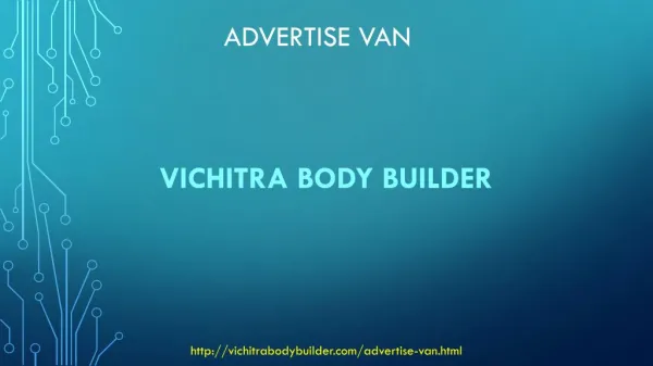 Best advertise van manufacturer in Pune India| Vichitra body builder