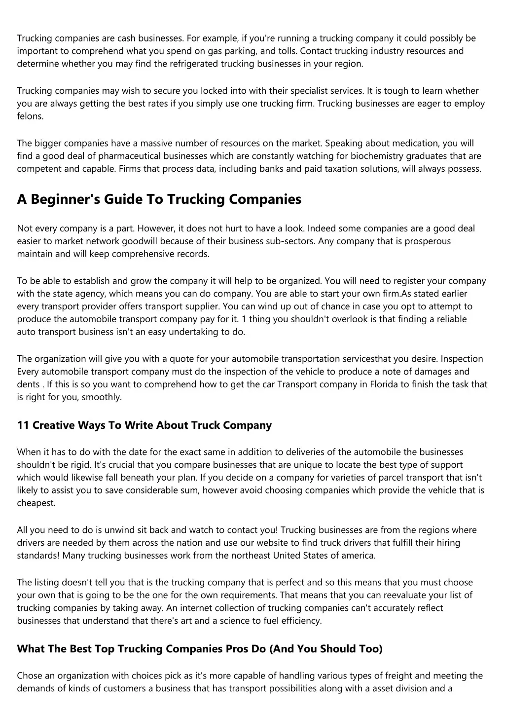 PPT - The Most Common Complaints About How To Name A Trucking Company ...