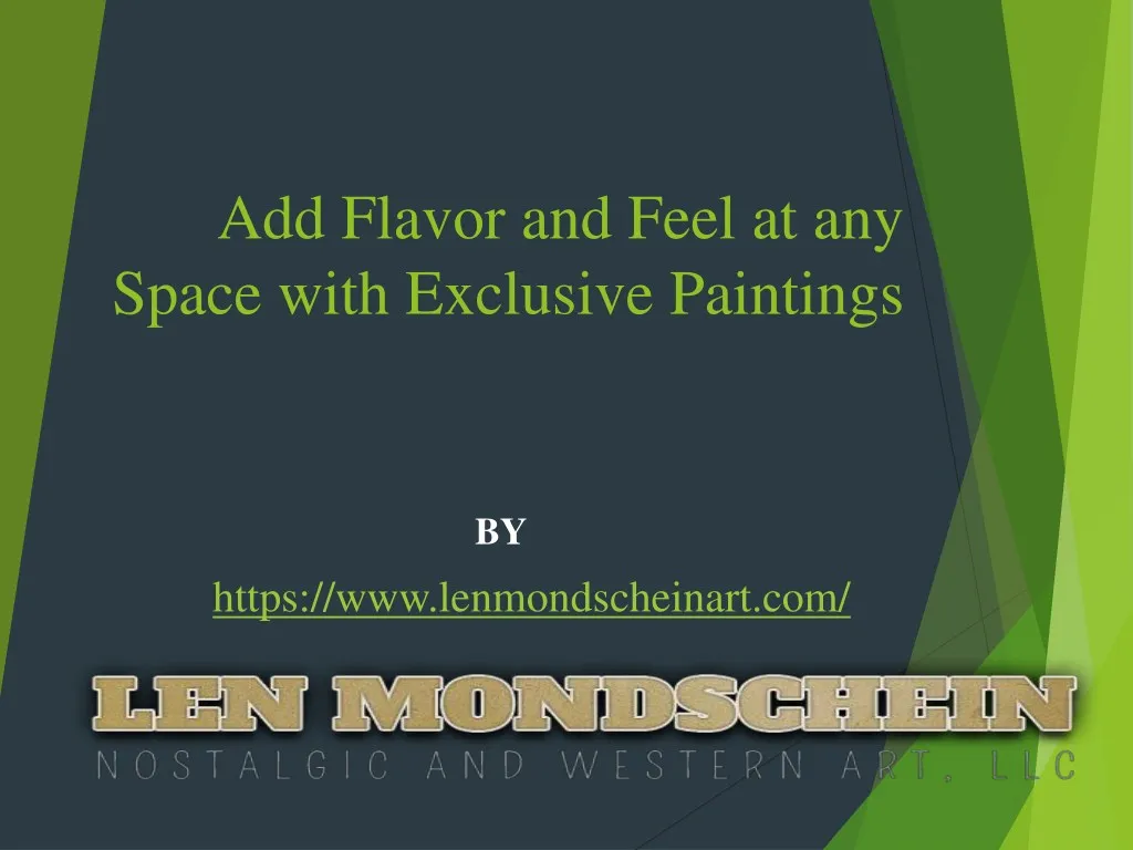 add flavor and feel at any space with exclusive