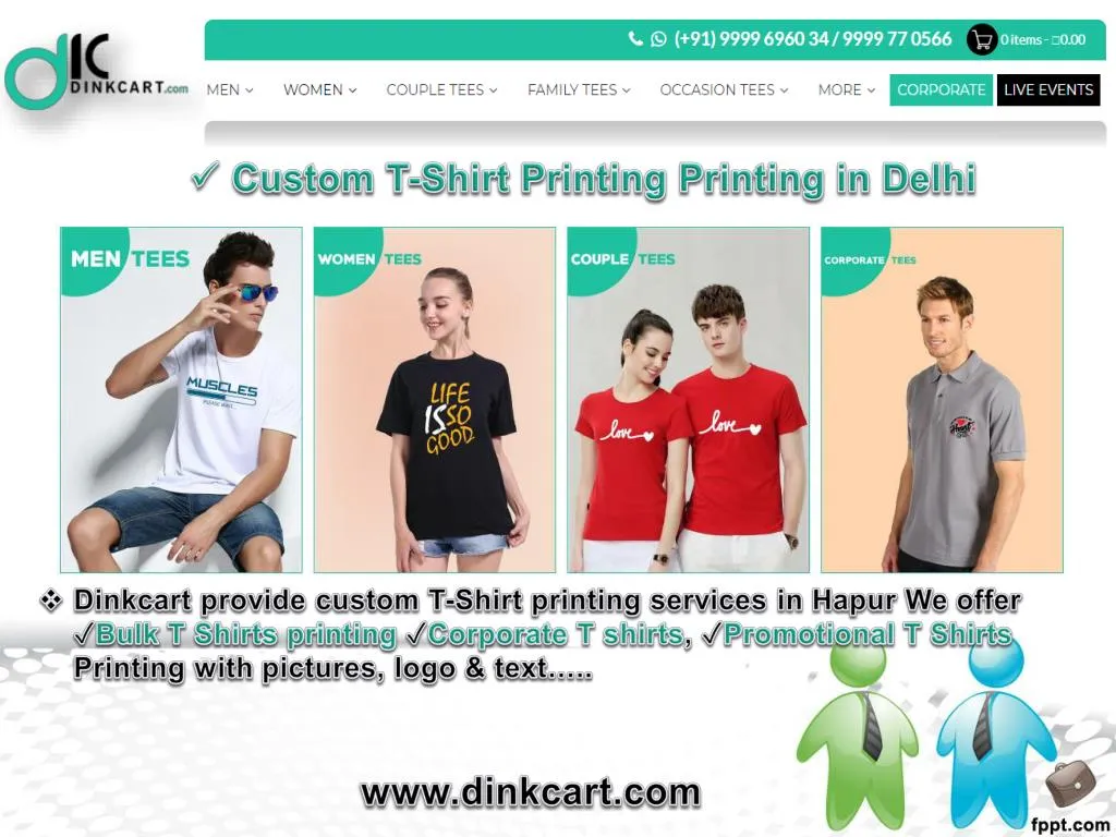 custom t shirt printing printing in delhi