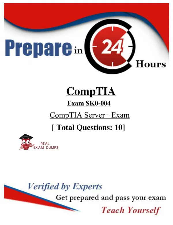 Download CompTIA SK0-004 Exam Dumps - SK0-004 Dumps Questions Realexamdumps.com