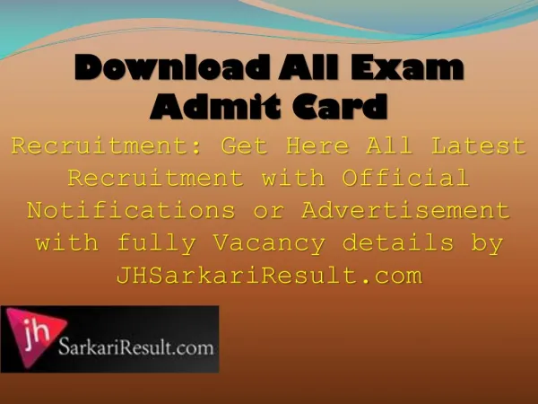 download all exam admit card
