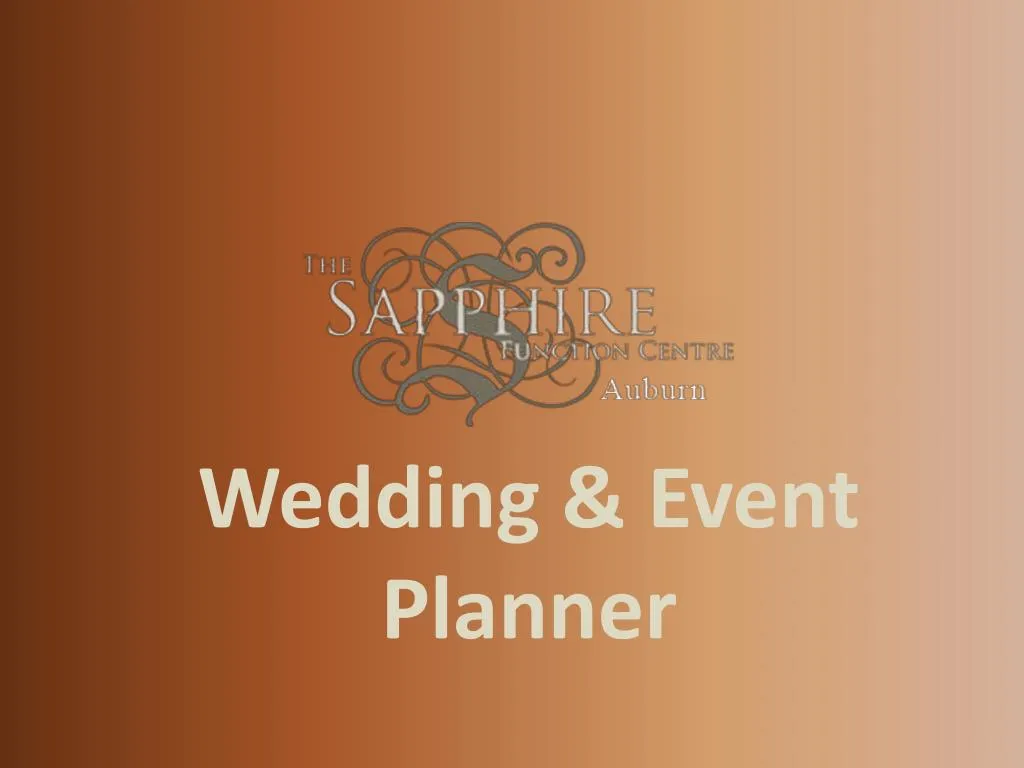 wedding event planner