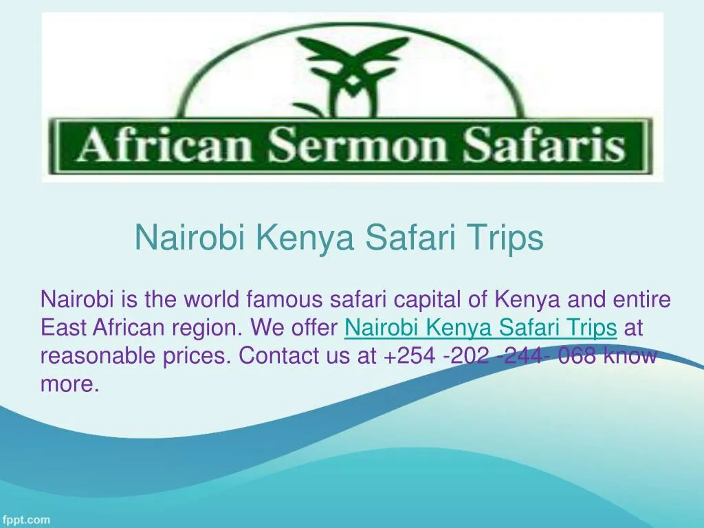 nairobi kenya safari trips