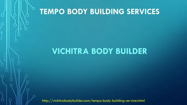 tempo body building service provider | Tempo Body Building Services in Pune India
