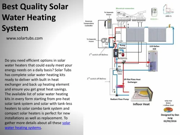 Best Quality Solar Water Heating System