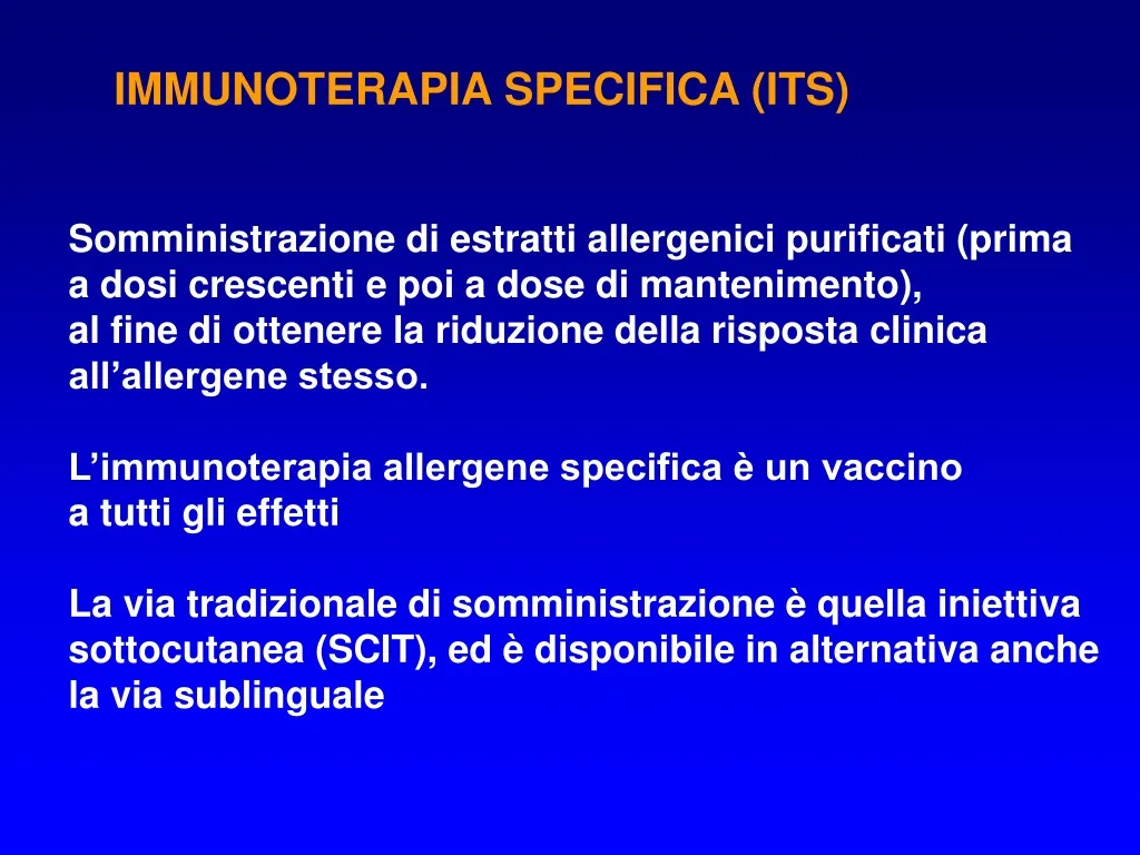 immunoterapia specifica its