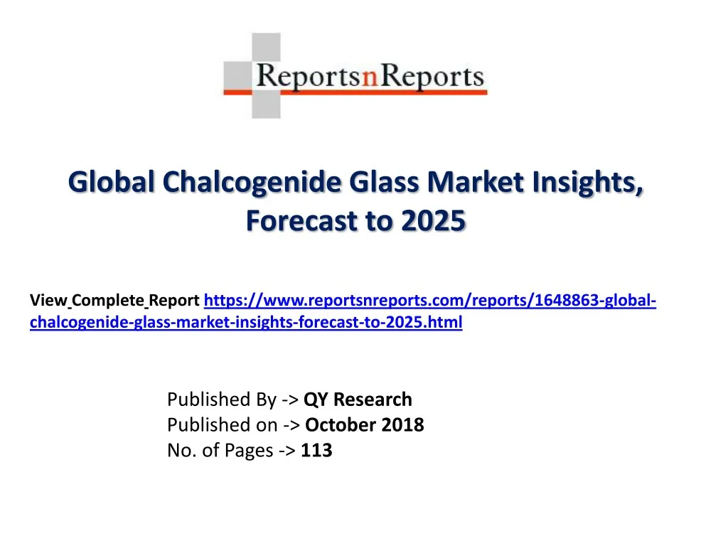 global chalcogenide glass market insights