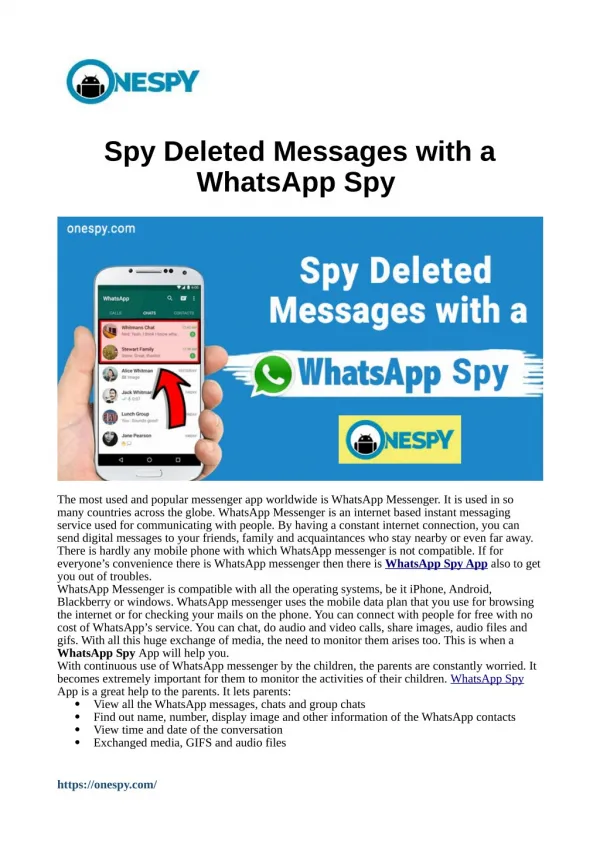 Spy Deleted Messages with a WhatsApp Spy
