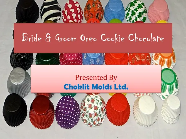 Bride and Groom Oreo Cookie Chocolate - Choklit Molds Ltd.