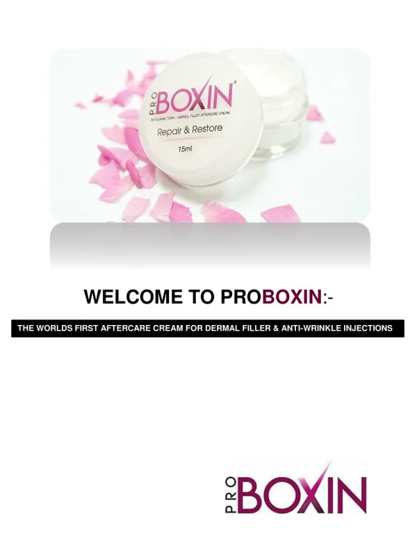 Treating Botox Headache | Aftercare Botox Treatment | Proboxin Cream