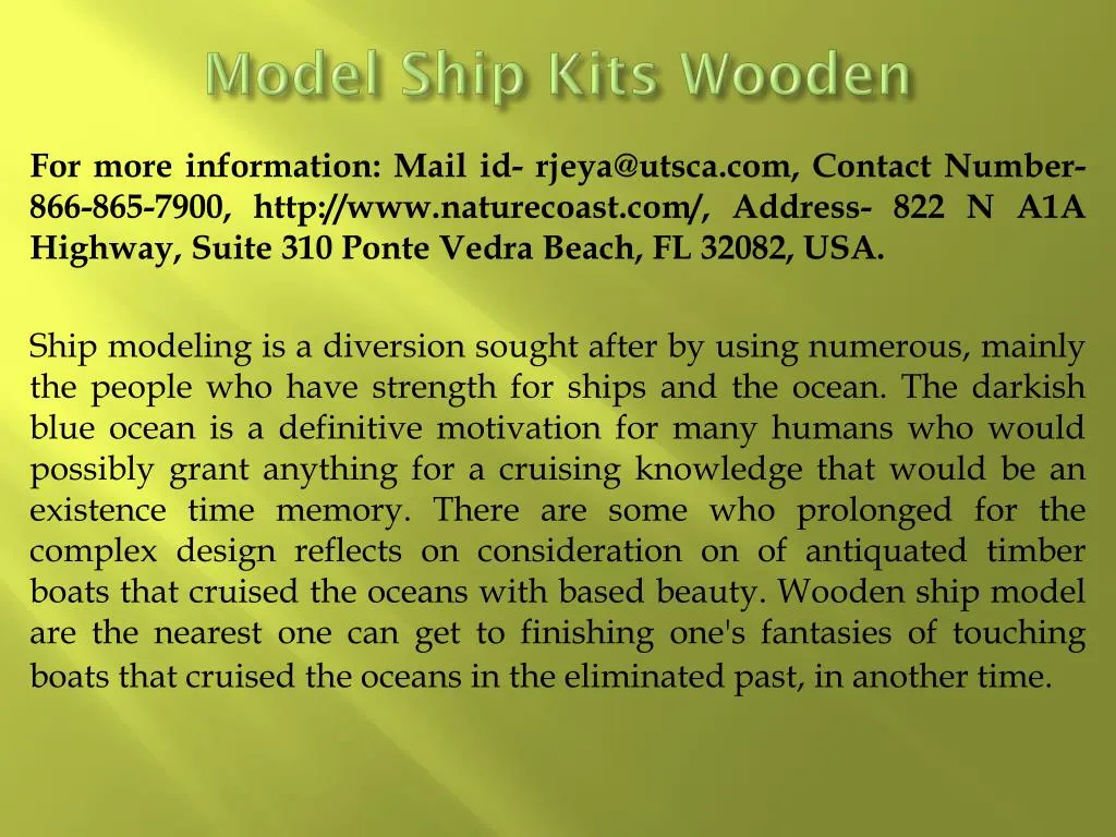 model ship kits wooden