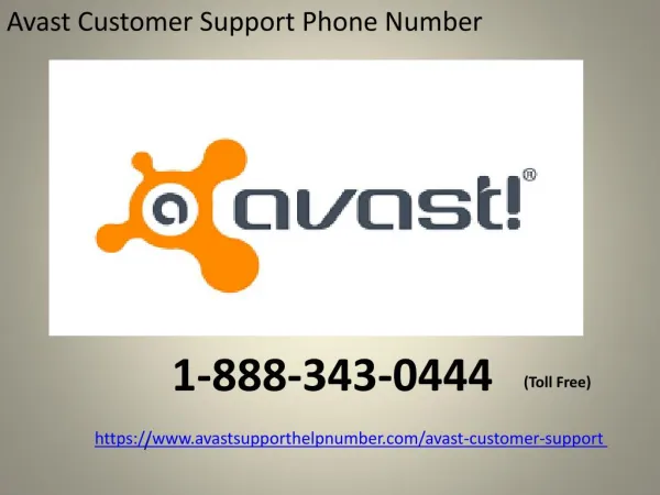 Avast Customer Support Phone Number 1-888-343-0444