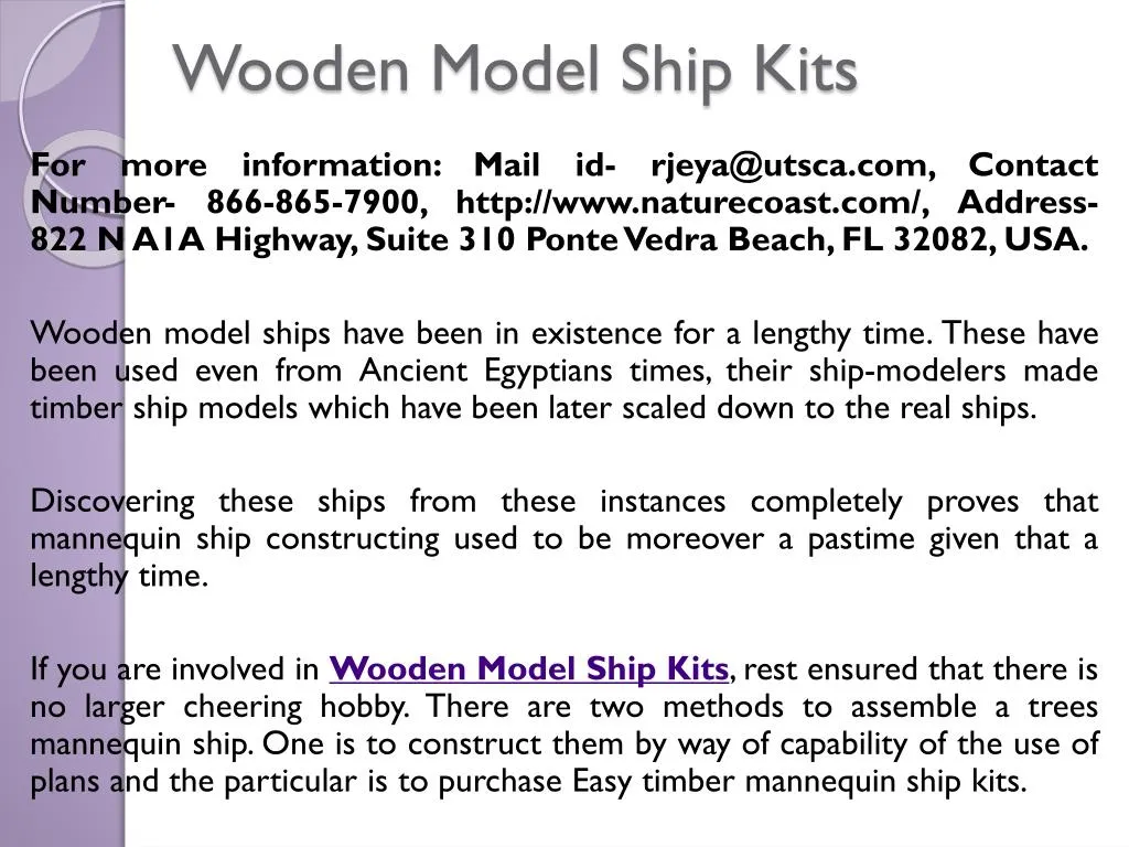 wooden model ship kits