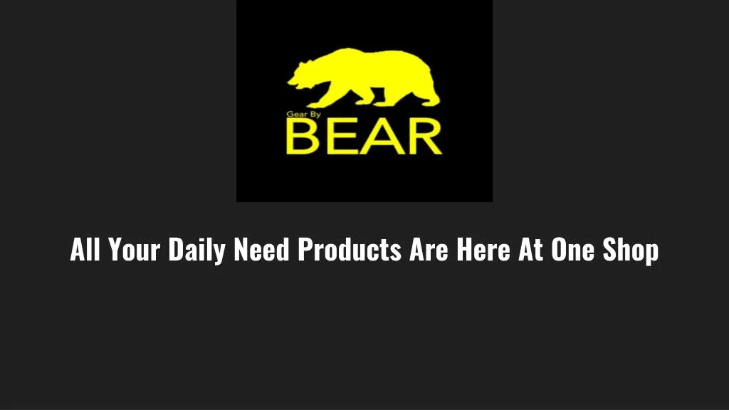 all your daily need products are here at one shop