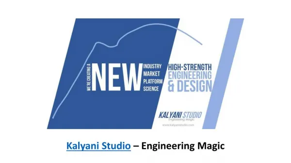 Kalyani Studio - A High Strength Engineering and Product Design Company