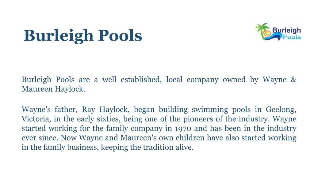 burleigh pools