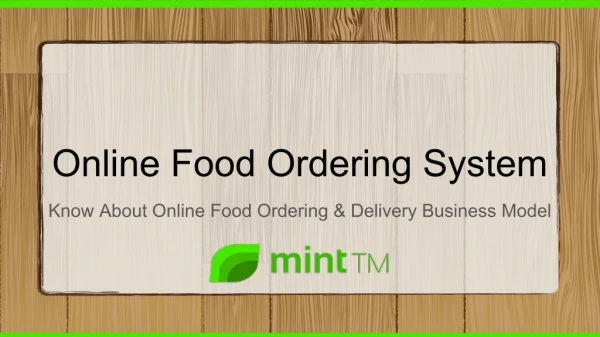 Online food ordering system | Food Ordering Website | Food Ordering Software