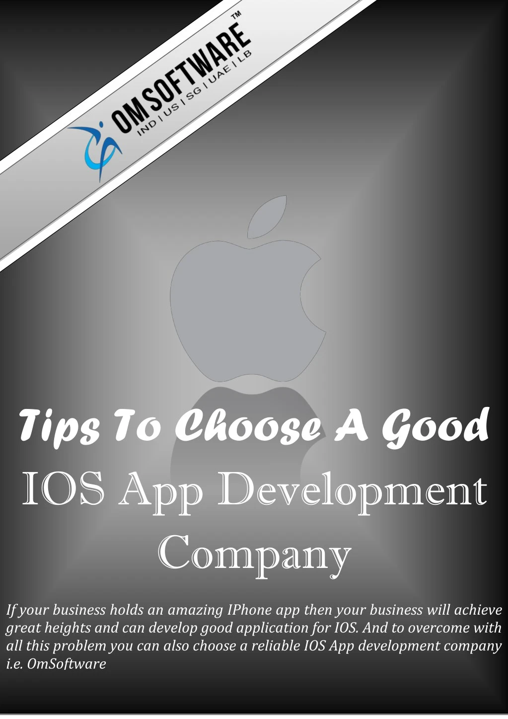 tips to choose a good ios app development company