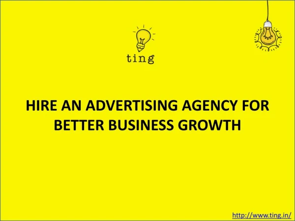 HIRE AN ADVERTISING AGENCY FOR BETTER BUSINESS GROWTH