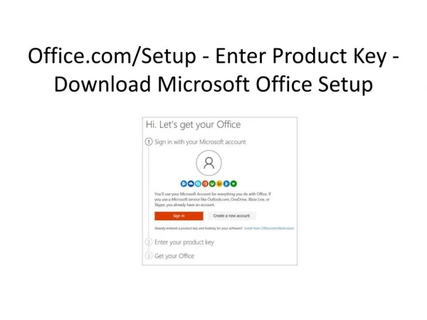 office.com/setup - Install And Activate Your Office Setup