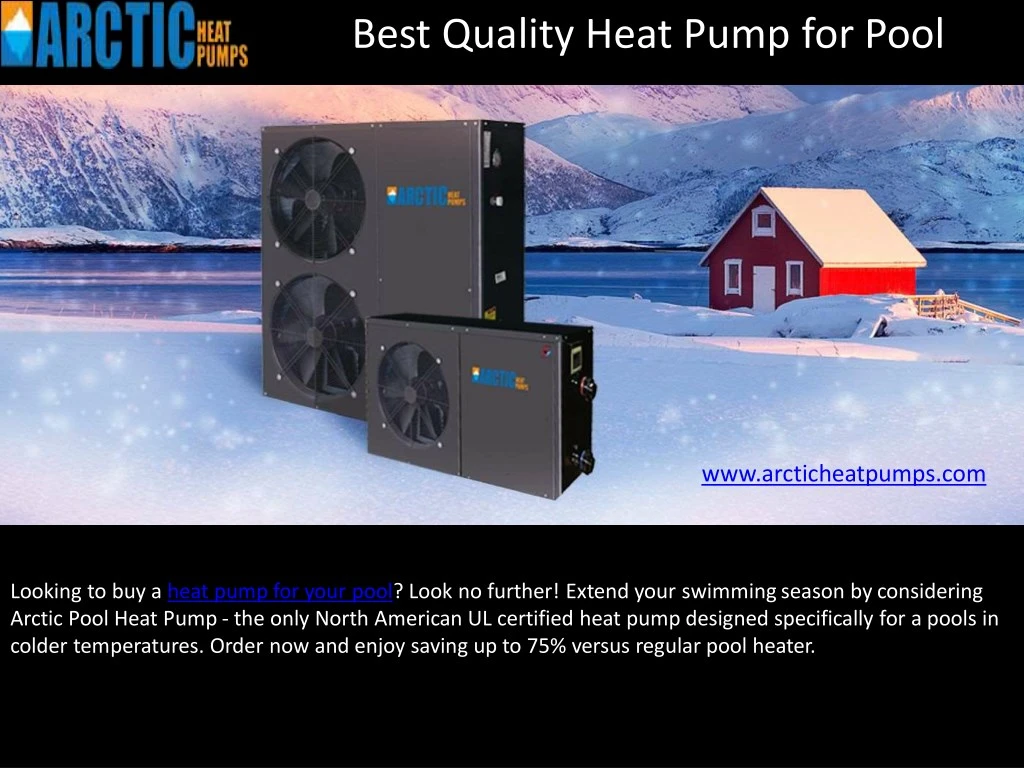 best quality heat pump for pool