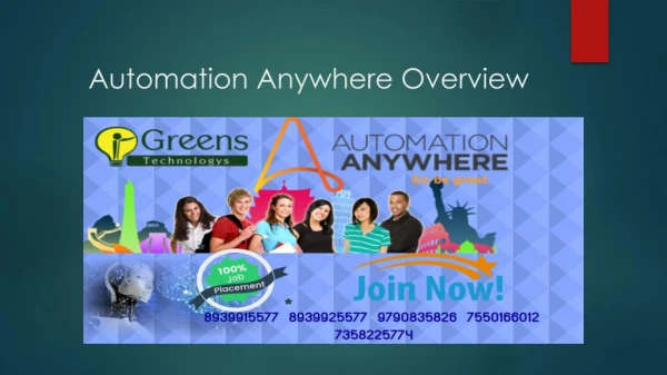 Automation Anywhere Training in Chennai