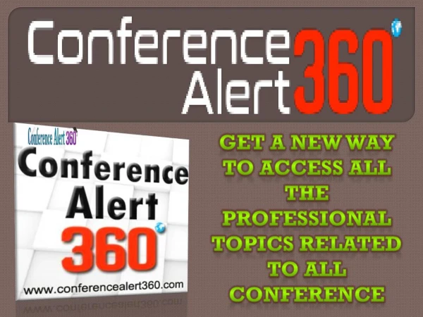 Get a new way to access all the professional topics related to All conference