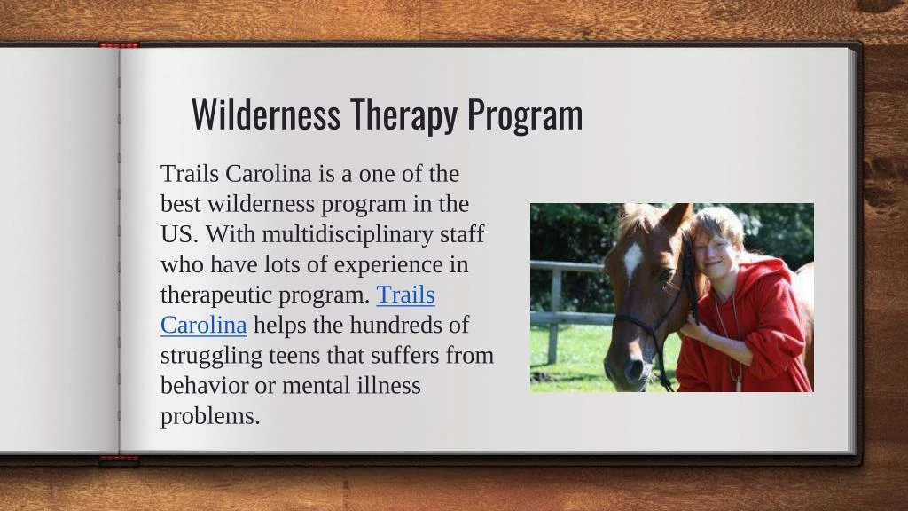 wilderness therapy program