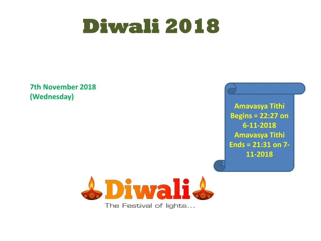 diwali 2018