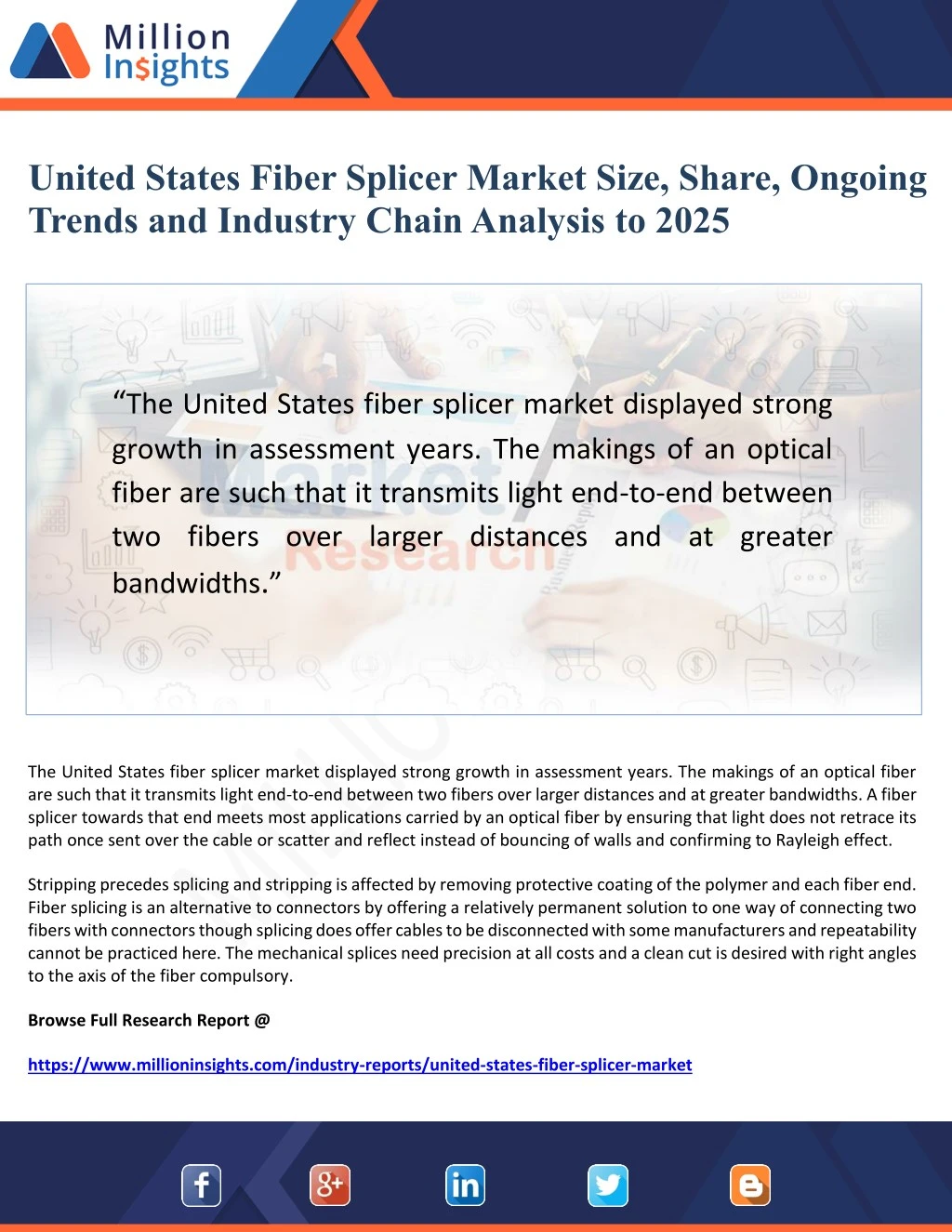 united states fiber splicer market size share