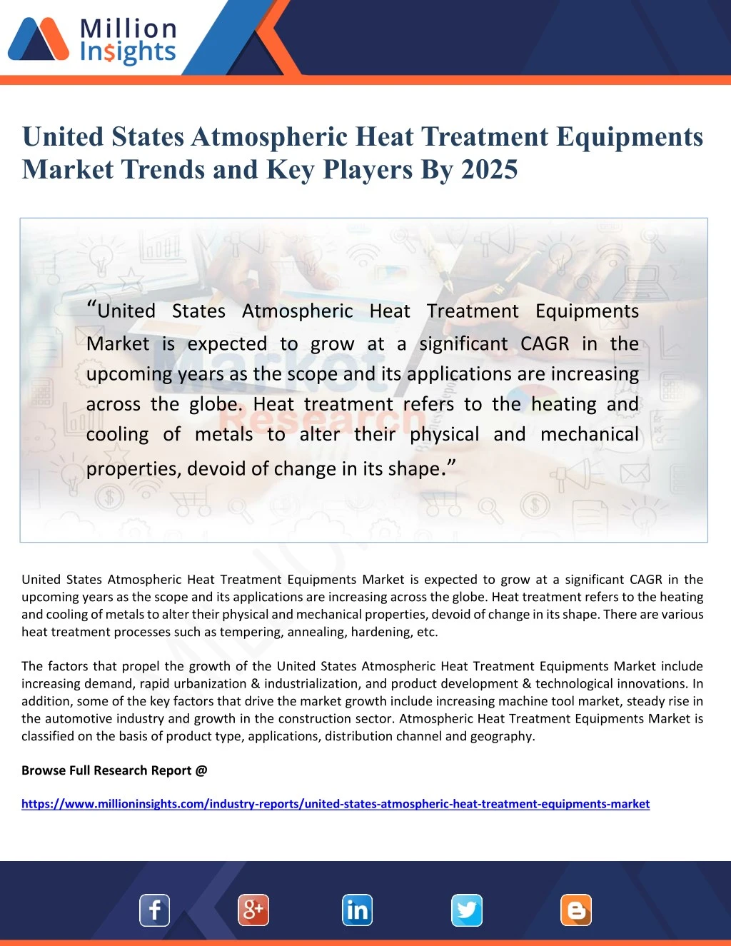 united states atmospheric heat treatment