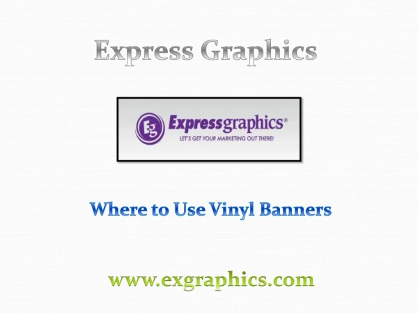 Where to Use Vinyl Banners