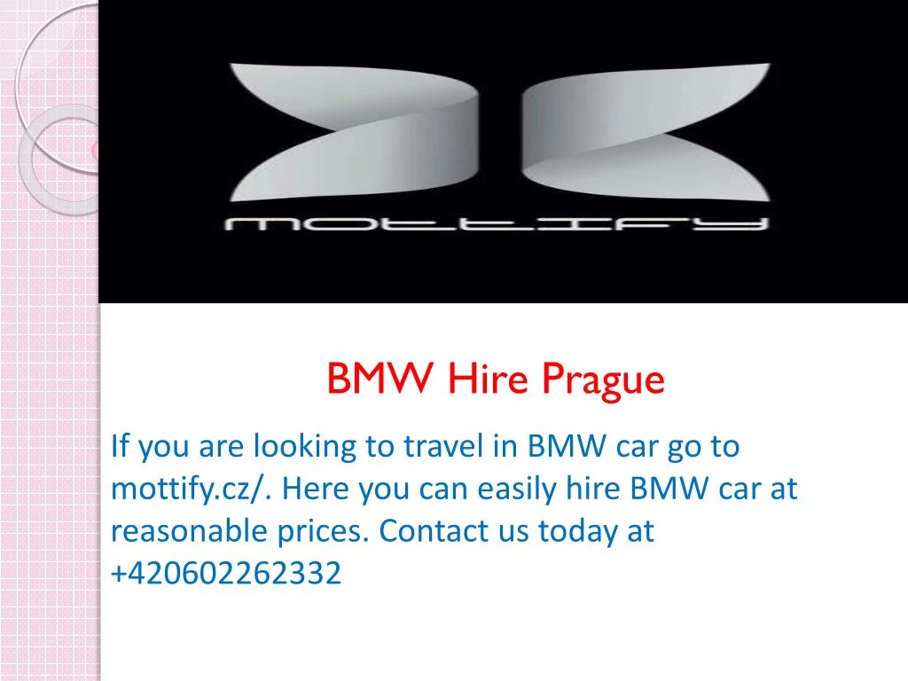 bmw hire prague