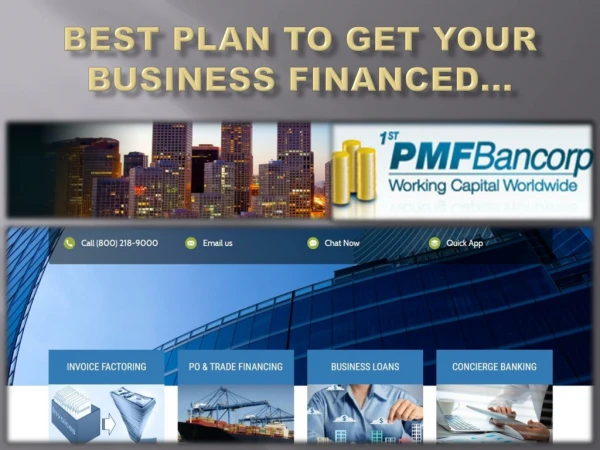 Best Plan to Get Your Business Financed